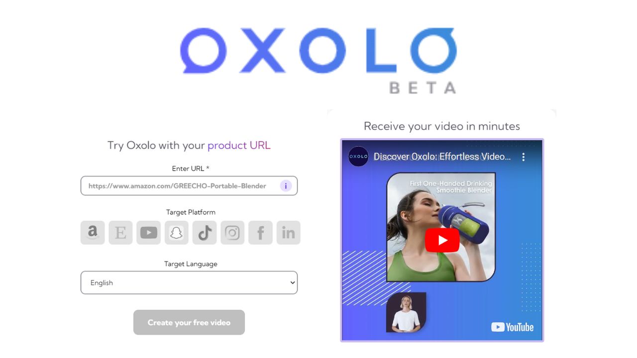 oxolo ai video generation tool