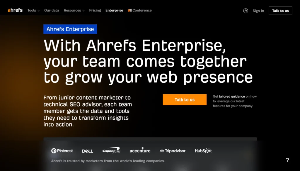 Ahrefs Enterprise